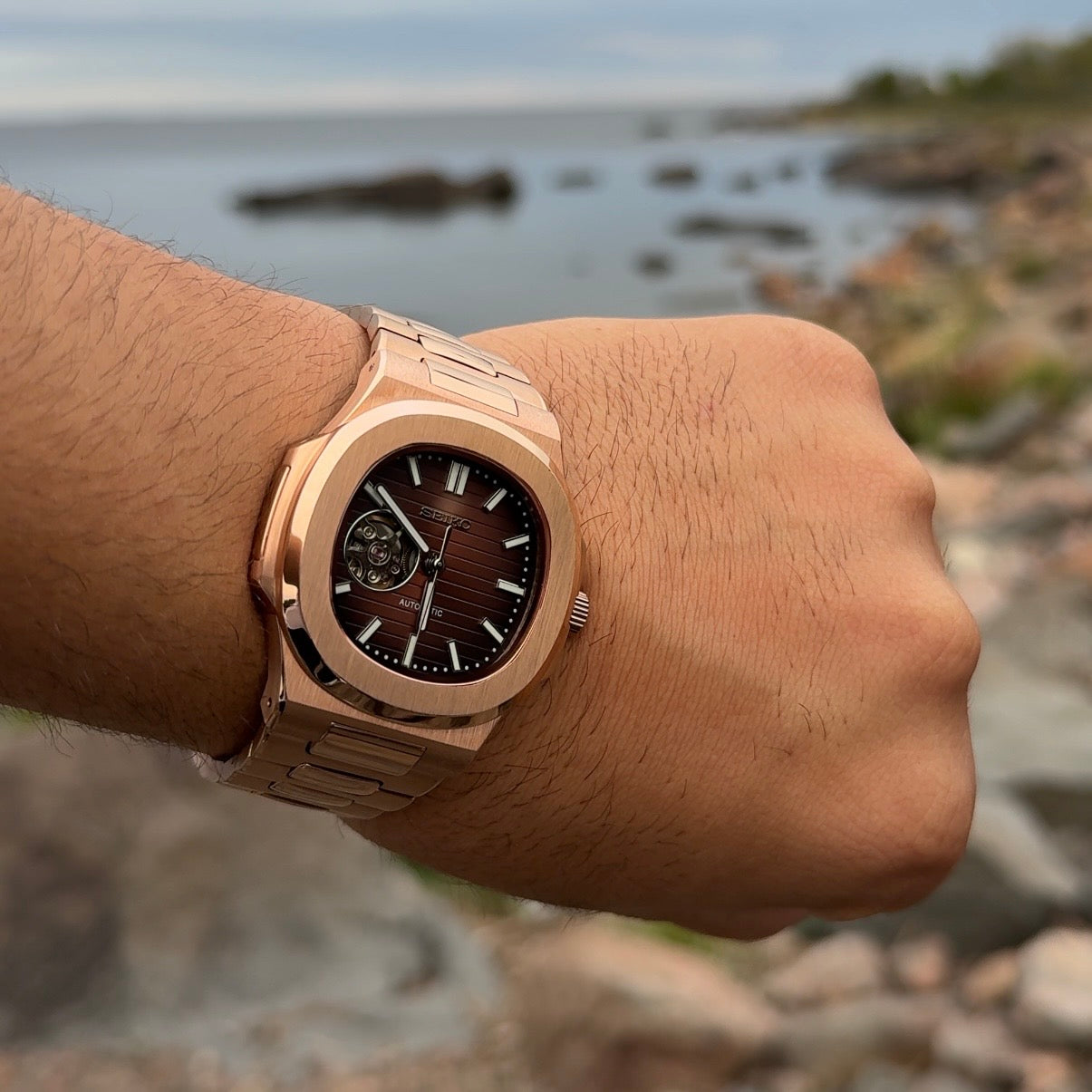 NAUTIKO | ROSEGOLD OPEN HEART