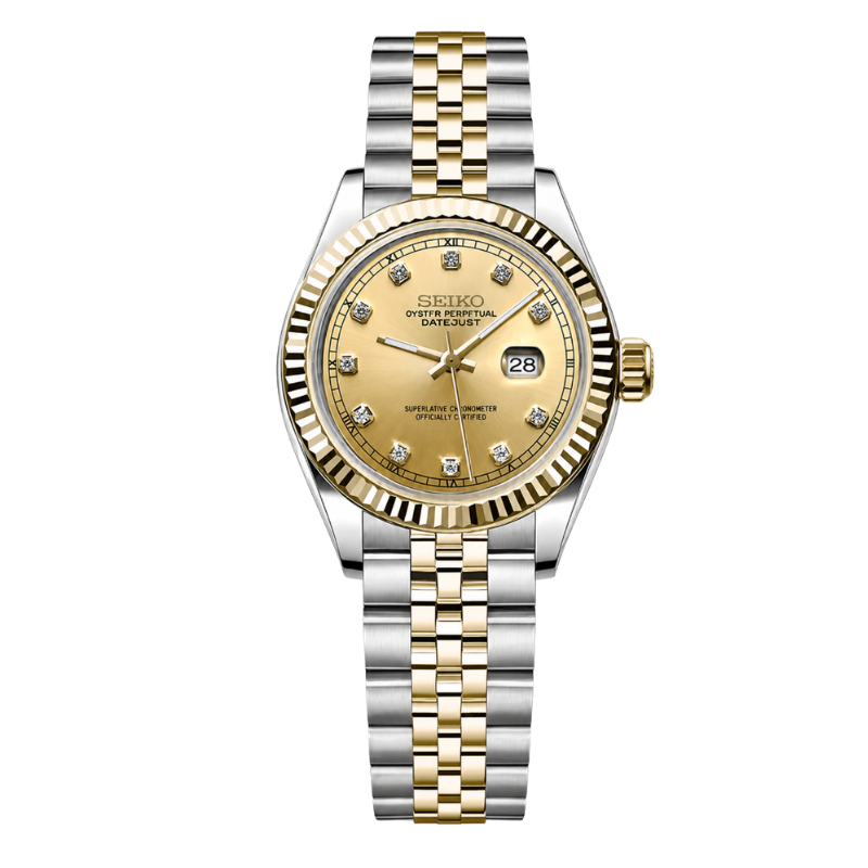 LADYJUST TWOTONE GOLD DIAMOND