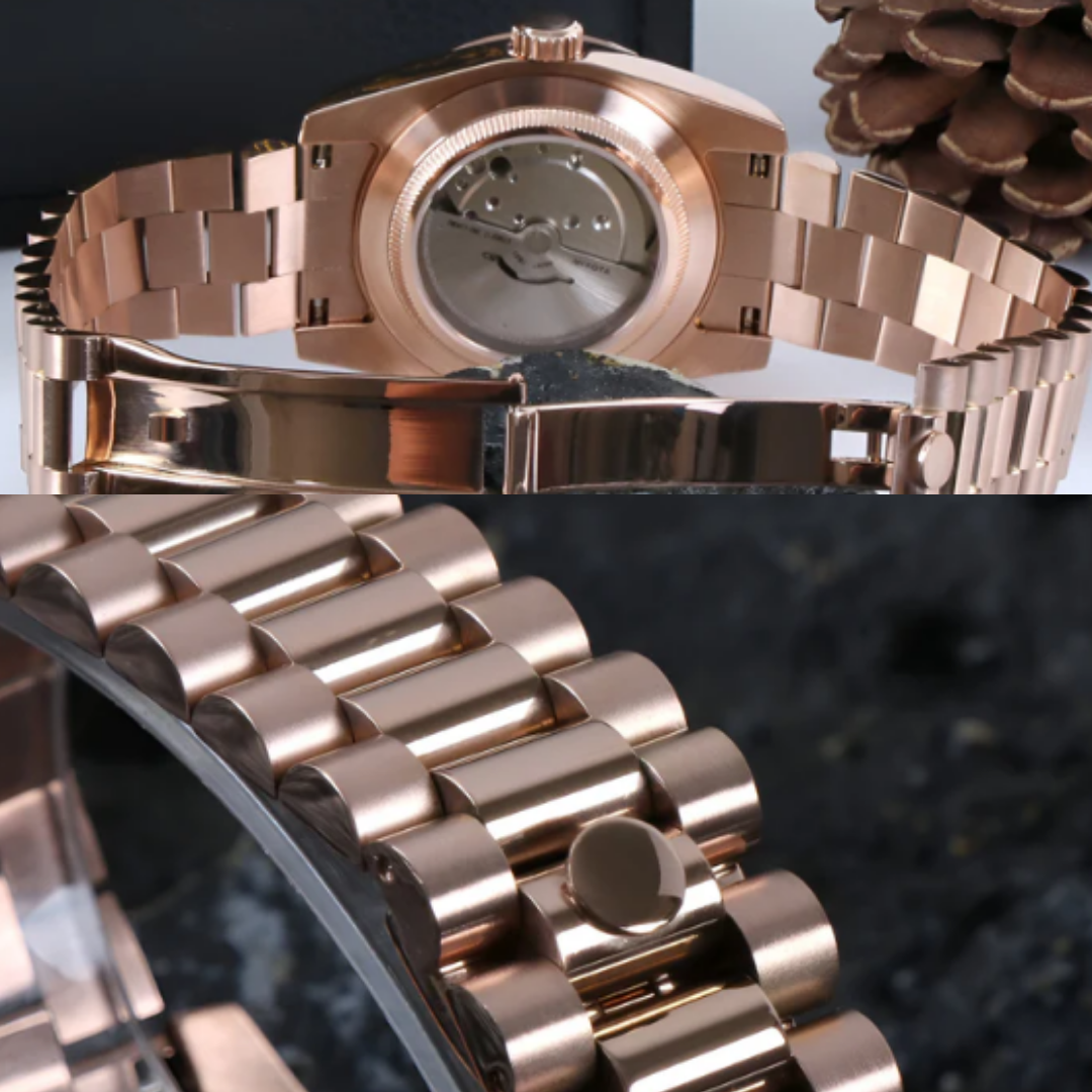 DATEIKO | ROMAN ROSEGOLD OLIVE