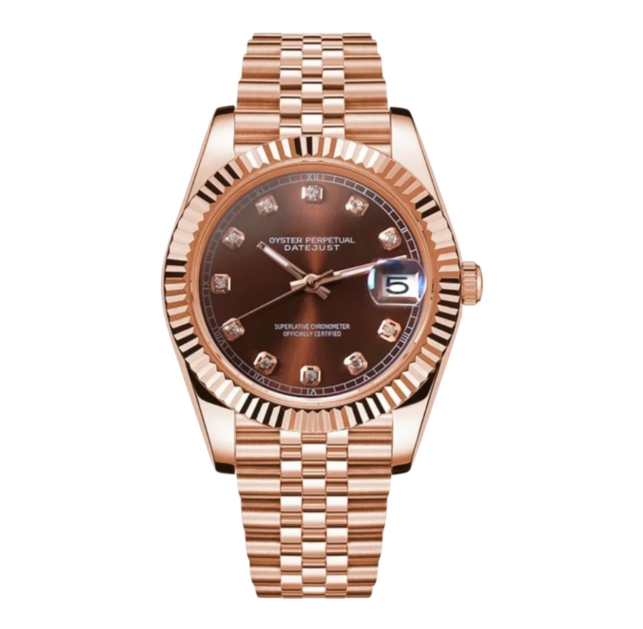 JUSTIKO | BROWN DIAMOND ROSEGOLD