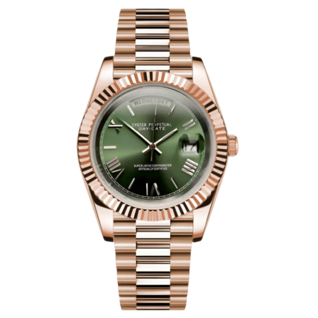 DATEIKO | ROMAN ROSEGOLD OLIVE
