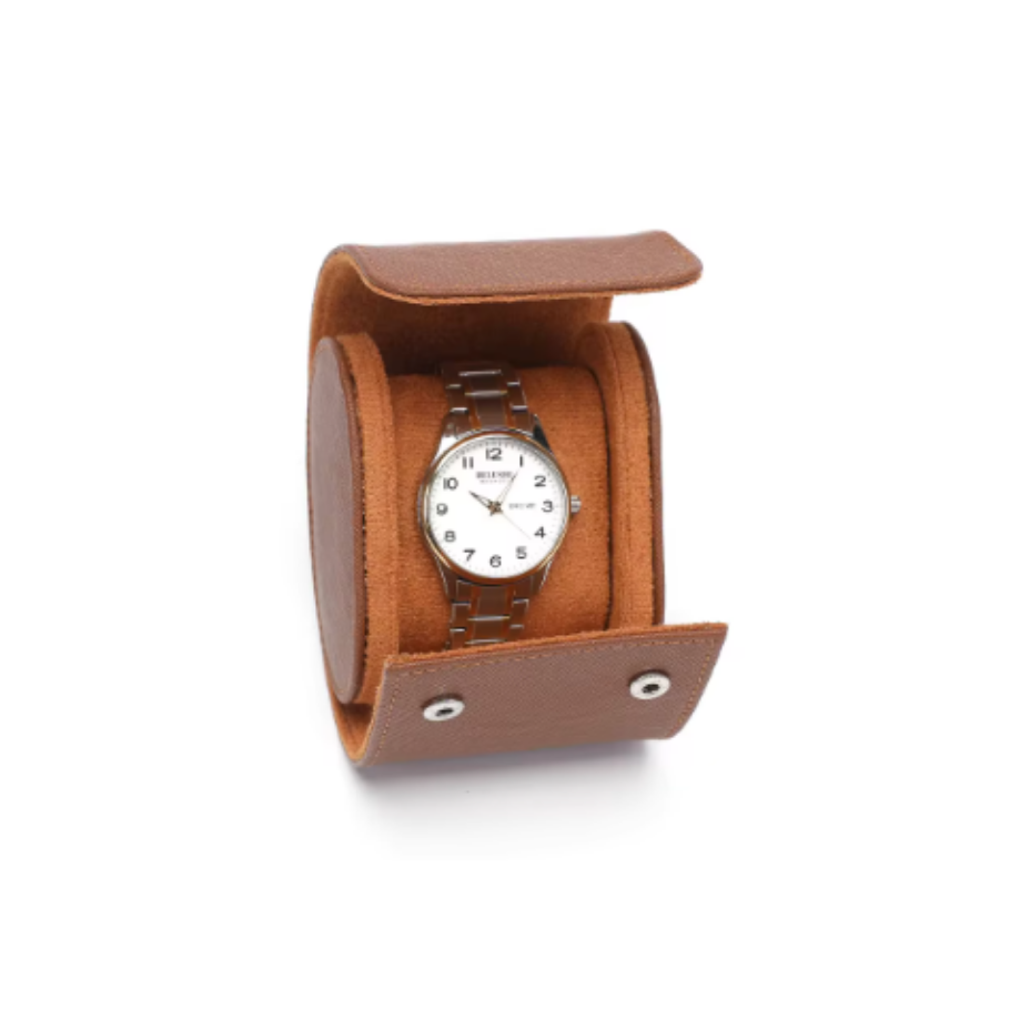TRAVEL WATCH CASE | BROWN
