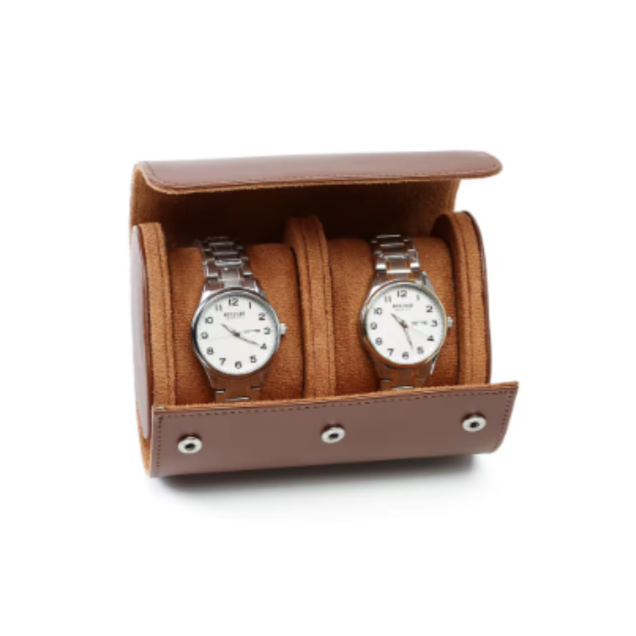 TRAVEL WATCH CASE | BROWN