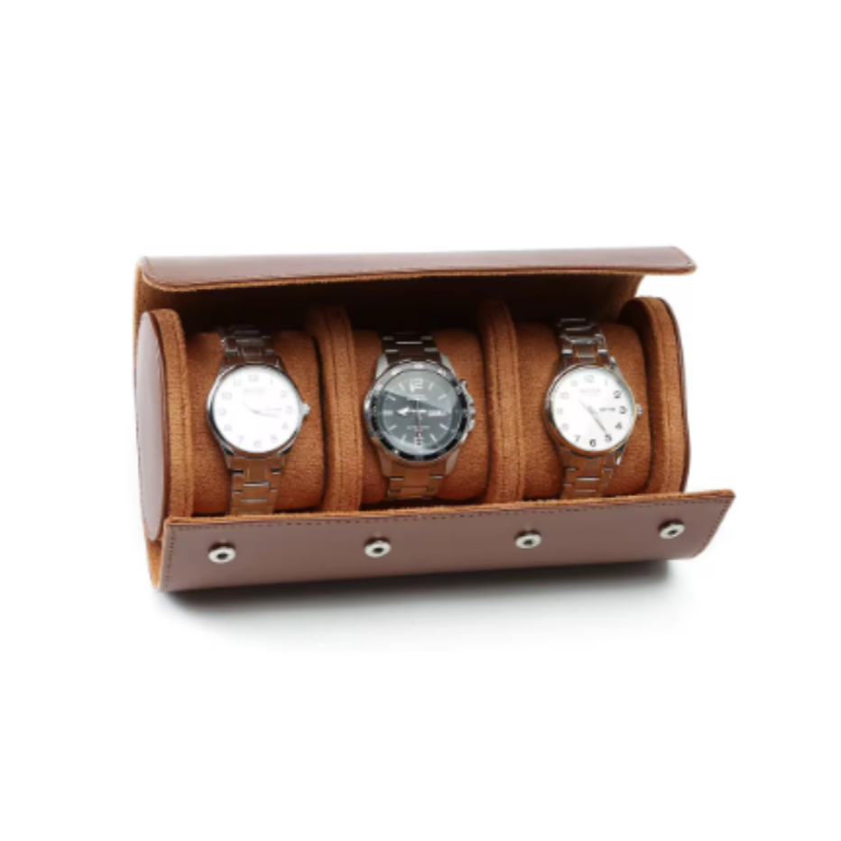 TRAVEL WATCH CASE | BROWN
