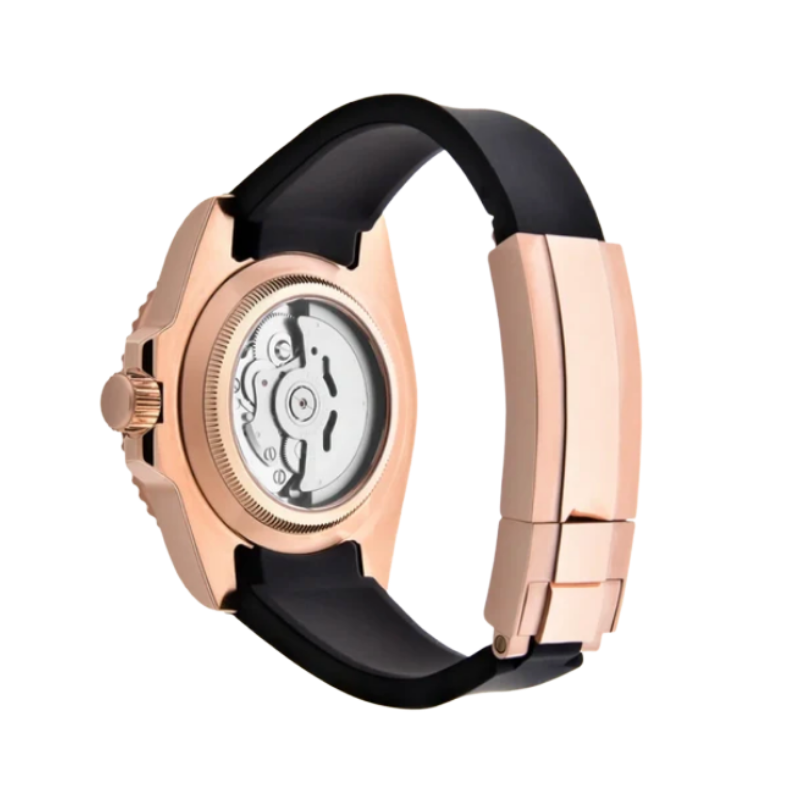 MARINER ROSEGOLD BLACK RUBBER