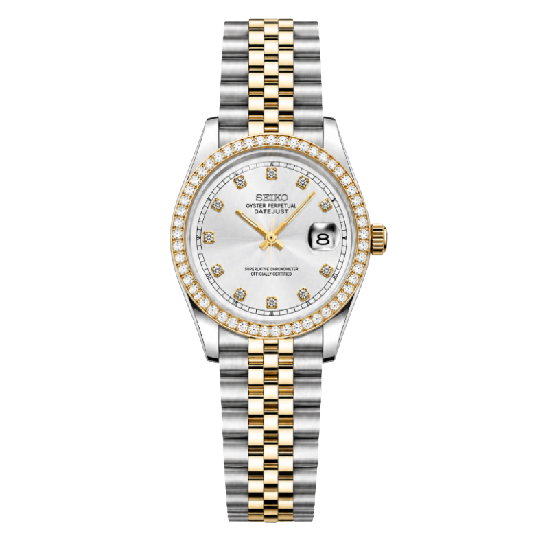 LADYJUST TWOTONE GOLD DIAMOND