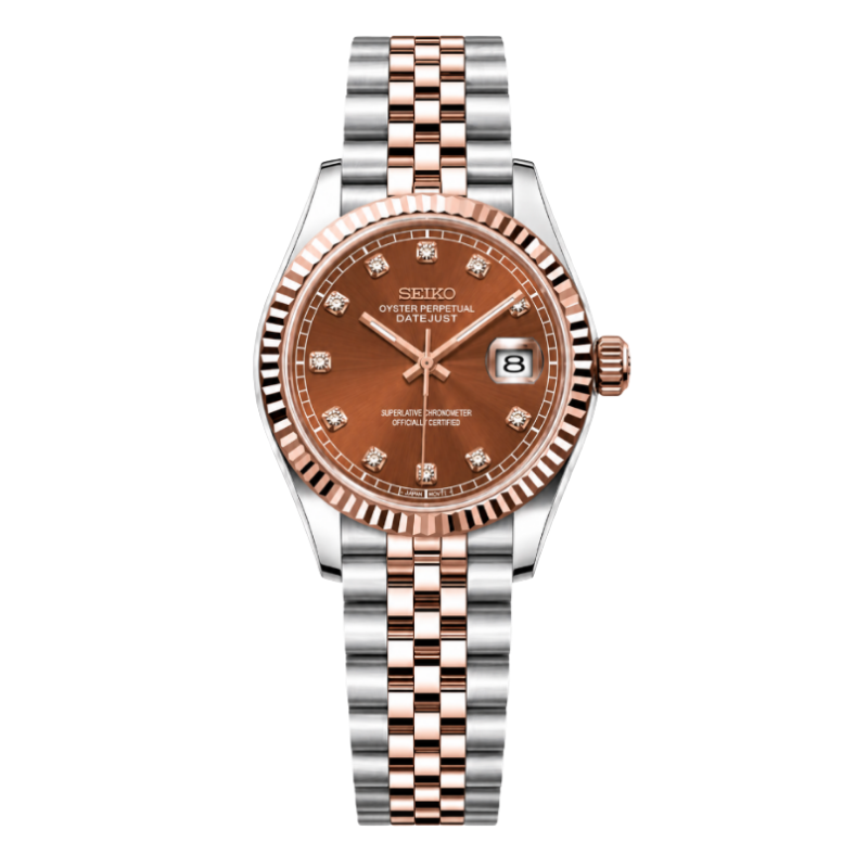LADYJUST TWOTONE ROSEGOLD DIAMOND