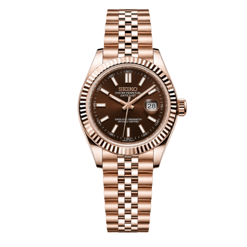 LADYJUST ROSEGOLD BROWN