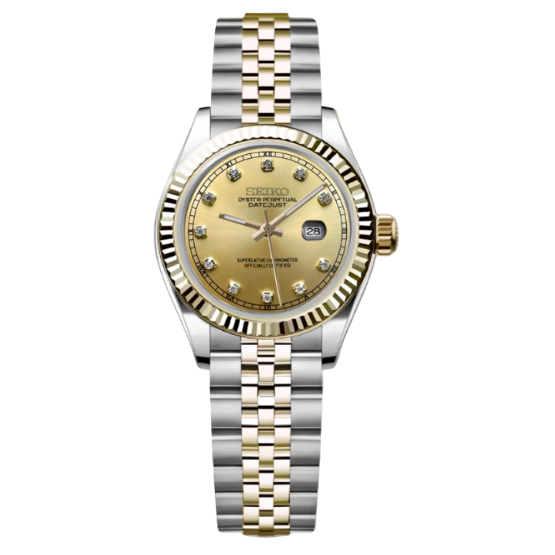 LADYJUST TWOTONE GOLD DIAMOND